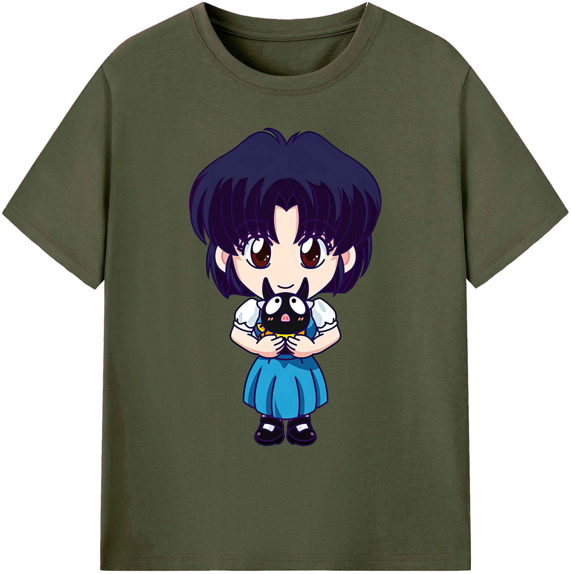 （画像用） 美少女戦士セーラームーン 水野 亜美 みずの あみ Sailor Moon Mizuno Ami 綿100％ メンズ半袖Tシャツ｜肌触りやわらか＆通気性